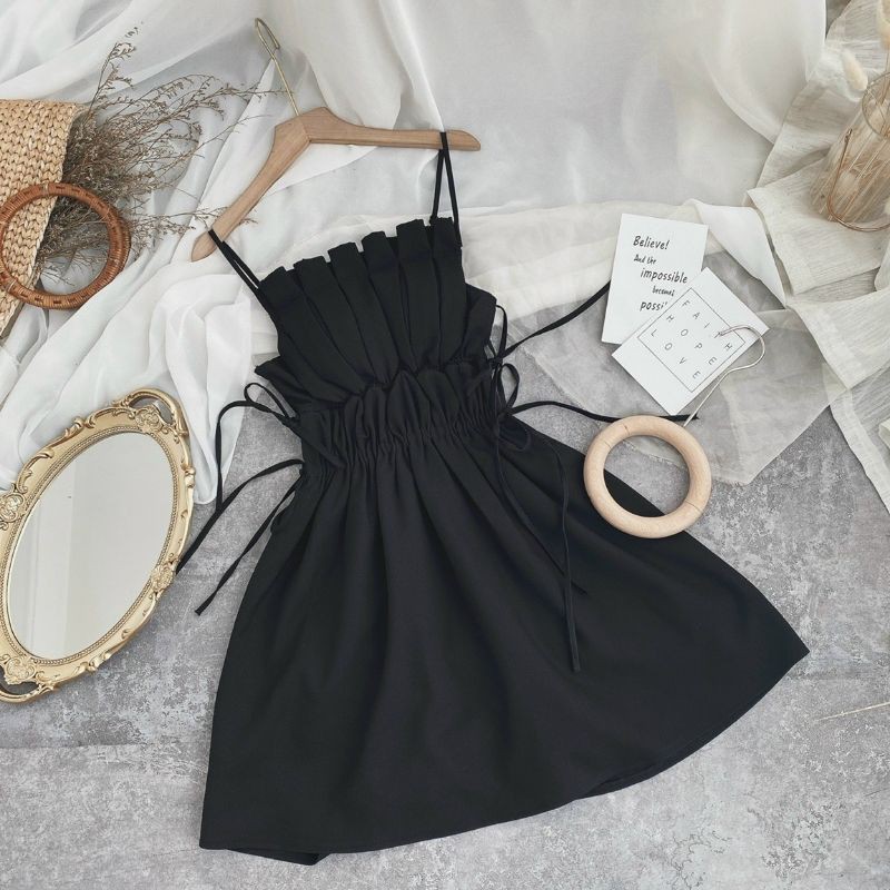 THIẾT KẾ ĐẦM DẬP LY DUYÊN DÁNG♥VIDEO THẬT SHOP QUAY XINH