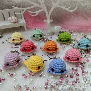 Móc khóa con cá len handmade