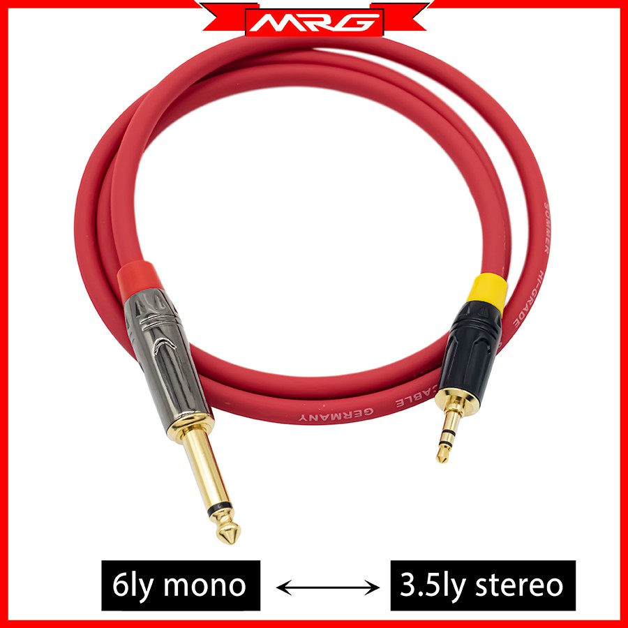 Dây Jack 6.5mm Ra 3.5mm, dài 1met-2met-3met-5met-8met-10met.