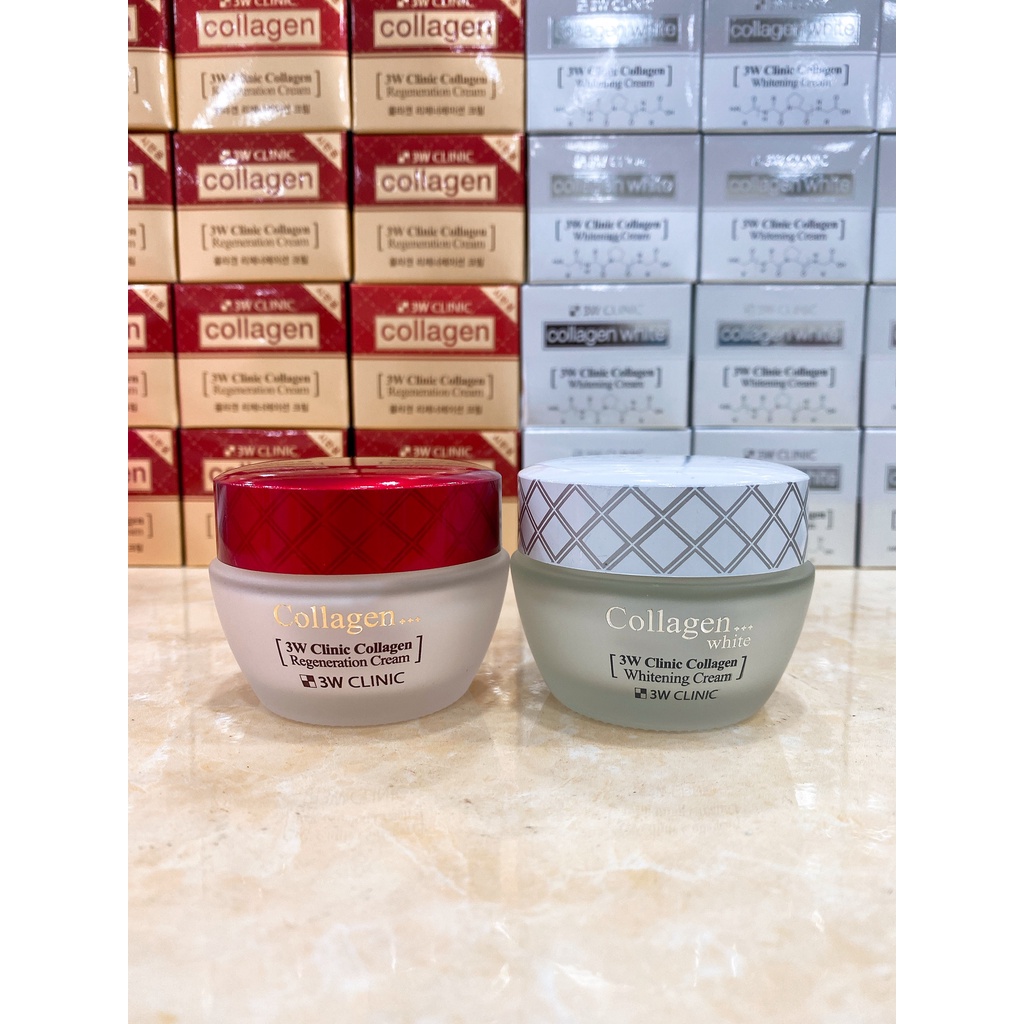 Kem Dưỡng Da 3W CLINIC Collagen Cream Hàn Quốc 60ml