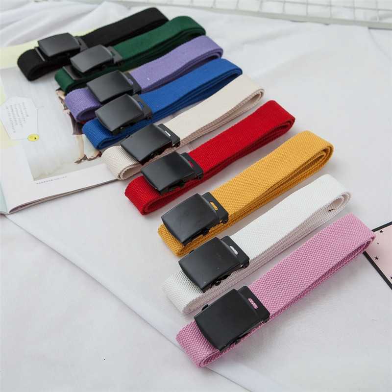 Thắt lưng vải canvas phong cách thời trang đơn giản cho nam và nữ