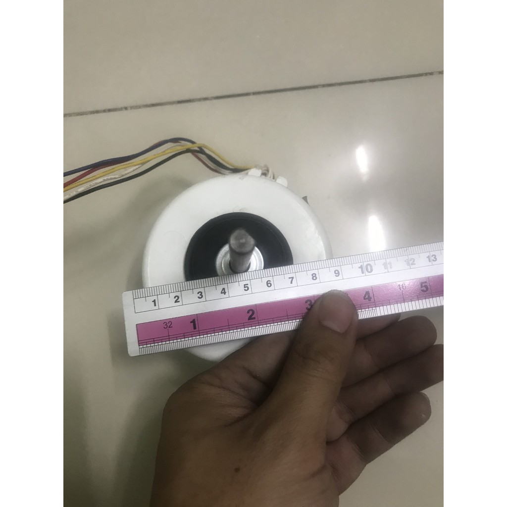 Motor quạt mặt lạnh điều hòa, trục dài, 20w, 5 dây / mô tơ quạt đầu lạnh máy lạnh