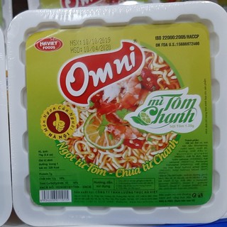 Mì Omni tôm chanh tô 75g