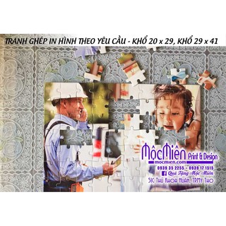 In tranh ghép hình - puzzle