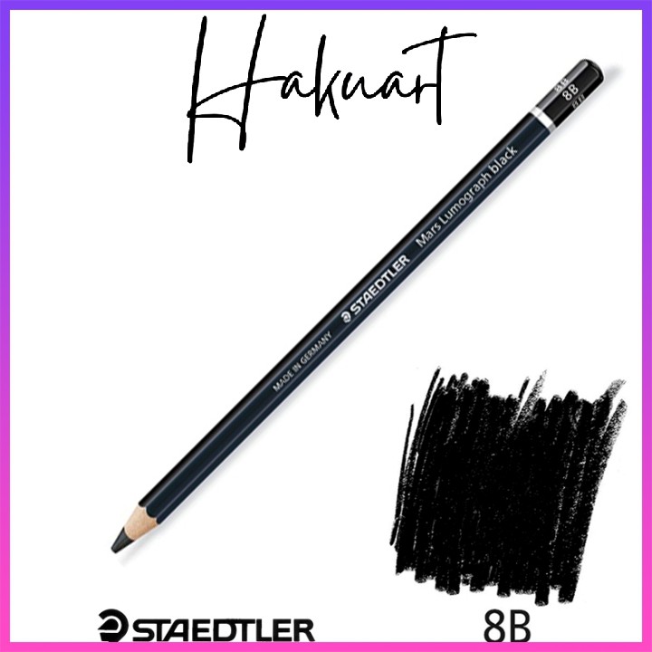 Bút chì STAEDTLER Than đen vẽ truyền thần - Họa Cụ Hakuart