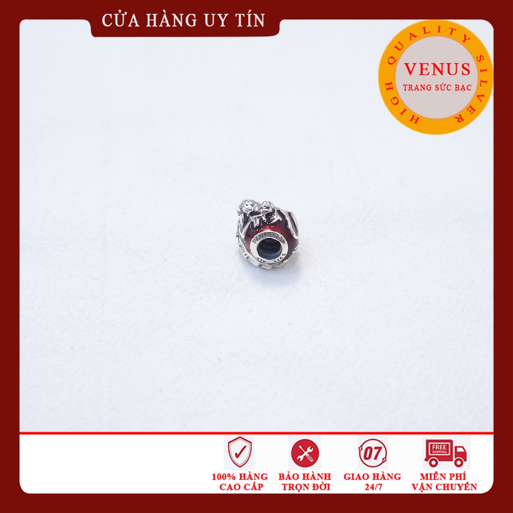 Charm cầu đỏ Disney s925 cao cấp- Mã sản phẩm VENUSCX212