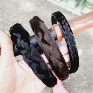 Combo 2 cái Bờm cài tóc thắt bính (1cm/1.5cm/2cm/2.5cm)