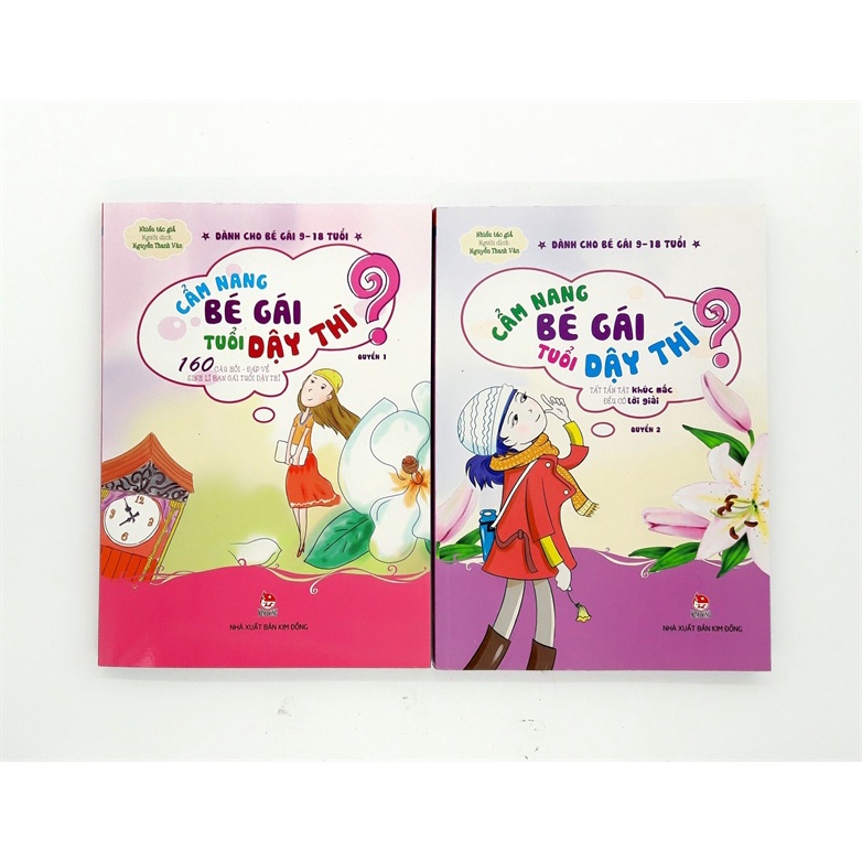 Sách - Cẩm nang bé gái tuổi dạy thì 2 cuốn