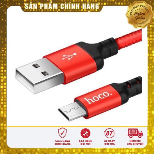 CÁP SAMSUG MICRO HO.CO X14 - CHÍNH HÃNG BỌC DÙ SIÊU BỀN LOẠI 1M VÀ 2M PKTC