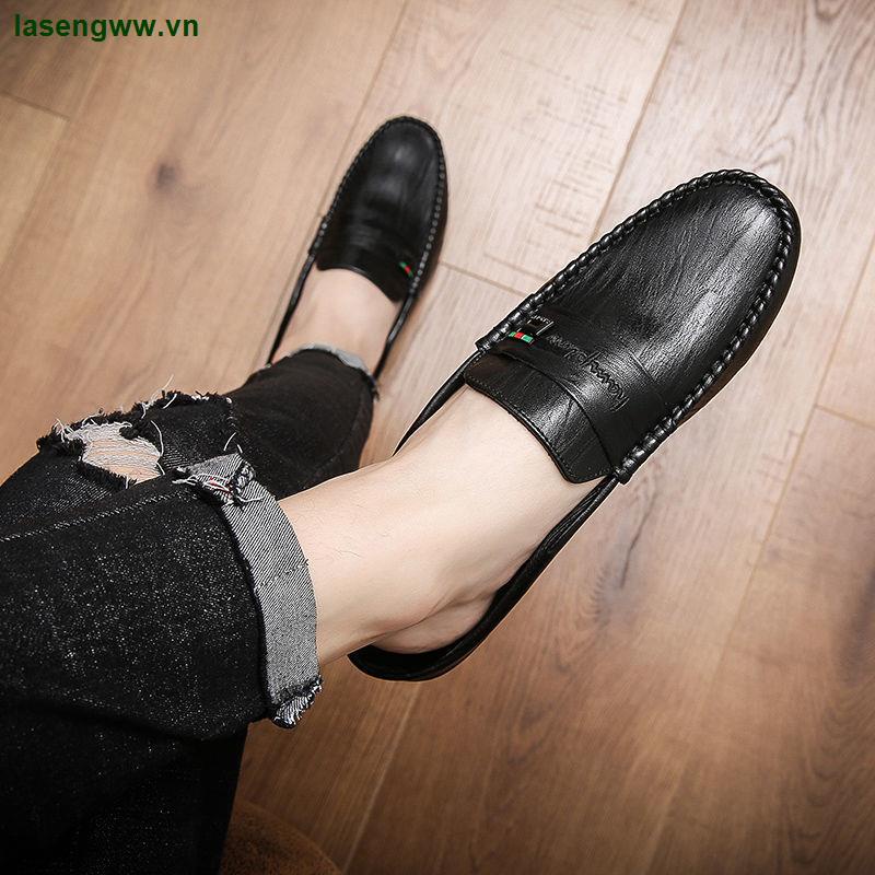 Giày Lười Không Gót Thoáng Khí Thời Trang Mùa Hè Năm 2021 Cho Nam