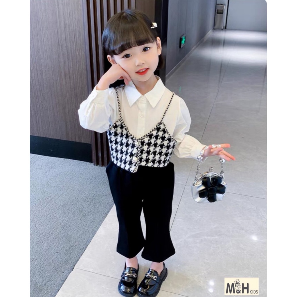 Set 3 món cho bé gái đi học