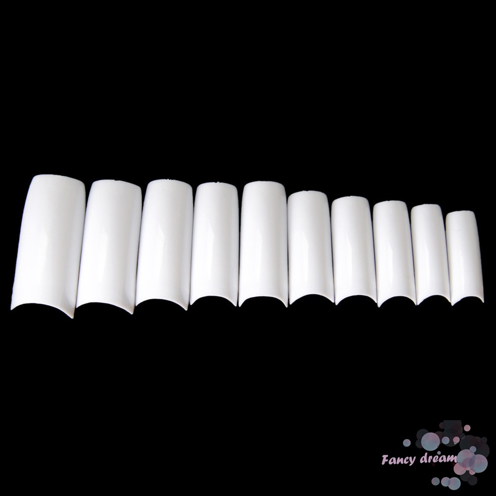 Set 100/500 móng tay giả chuyên dùng khi nối móng