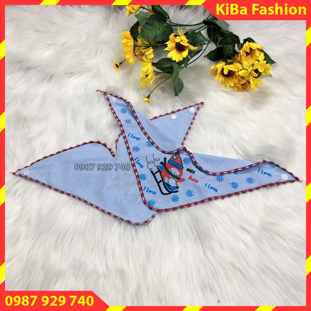 Khăn tam giác quàng cổ, cổ áo sơ mi thời trang cho bé trai/gái  - KTG-TK030