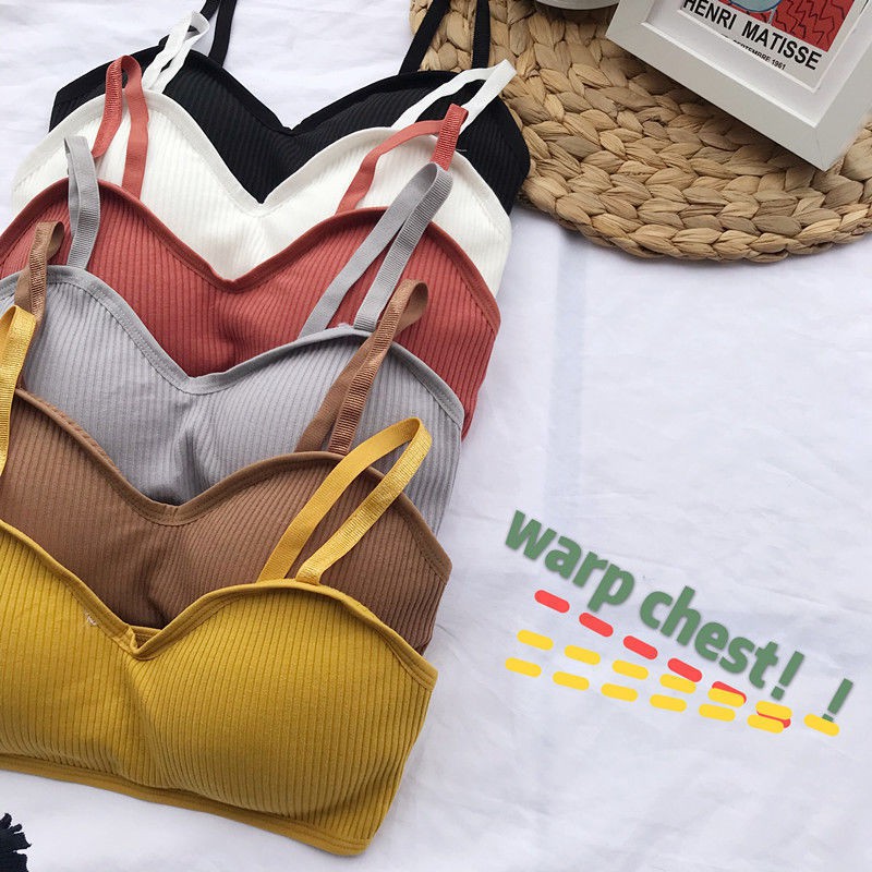 Áo bra cao cấp dây đai mỏng ôm sát | BigBuy360 - bigbuy360.vn