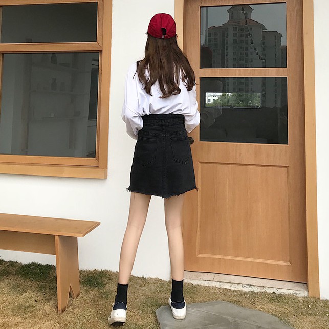 CHÂN VÁY JEANS NỮ ULZZANG - NEW ARRIVAL 2021 | BigBuy360 - bigbuy360.vn