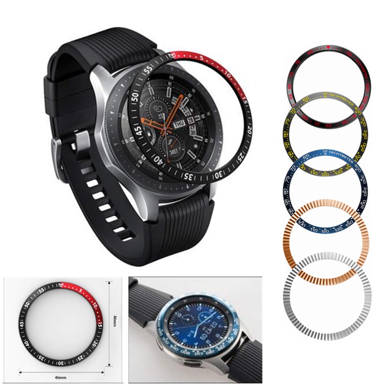 RINGKE Khung Thép Không Gỉ Bảo Vệ Cho Đồng Hồ Huawei Gt2 46mm Gt 2