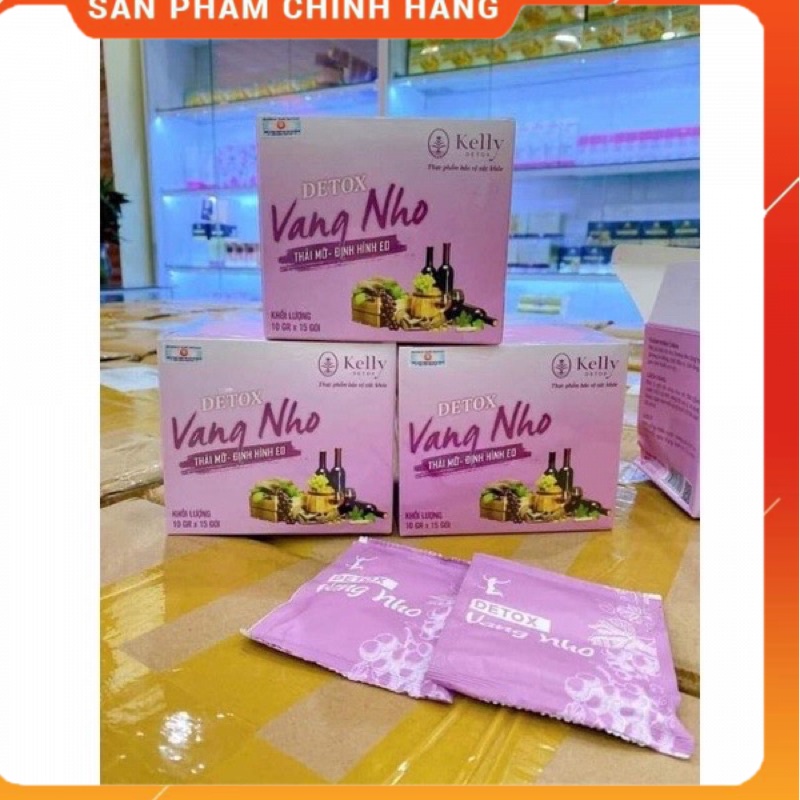Detox vang nho kelly giảm cân hiệu quả