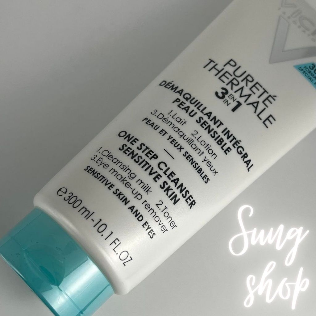 Sữa rửa mặt Vichy 3 trong 1 làm sạch sâu tẩy trang toner