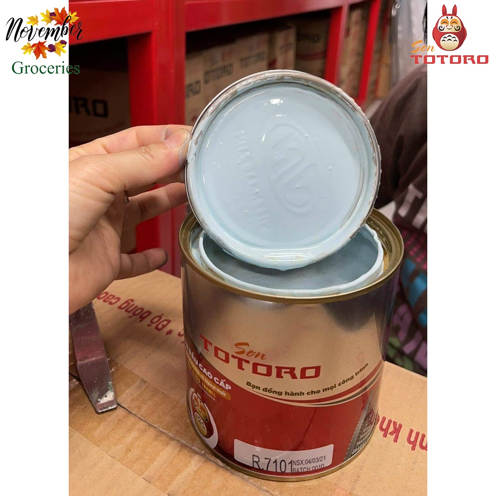 SƠN ALKYD TOTORO VIỆT NHẬT Sơn Dầu Cao Cấp Cho Mọi Công Trình Hộp 800G – Tông Màu Lợt