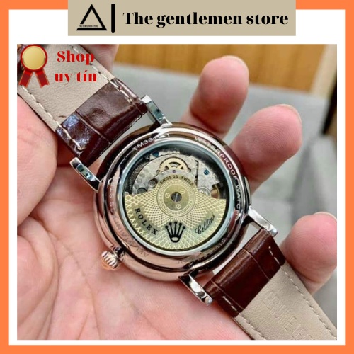 (Rolex Automatic) Đồng hồ thời trang Rolex cơ, lộ máy, kính chống xước, lên cót tự động, bảo hành 12 tháng - FREESHIP | BigBuy360 - bigbuy360.vn