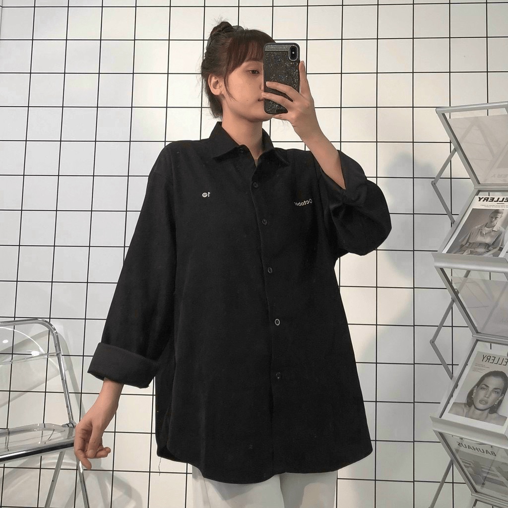 Áo sơ mi áo khoác nhung da lộn phong cách ulzzang thời trang siêu đẹp Yoyo TP9922 [NewUnisex]