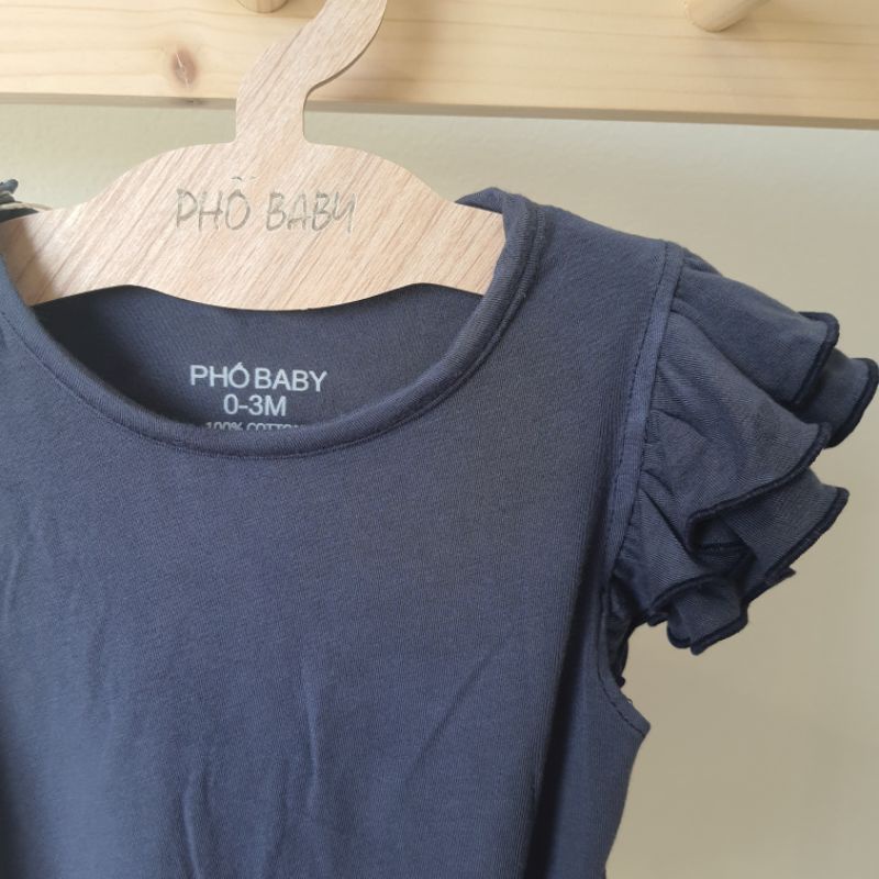 set bodysuit cánh tiên + tủrban vô cùng xinh xắn mềm mịn, thoáng mát cho bé ngày hè