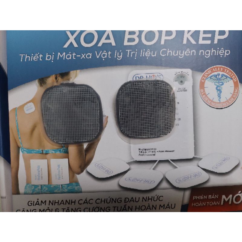 Cặp miếng dán nhỏ kèm đế dán máy massage Dr Ho’s
