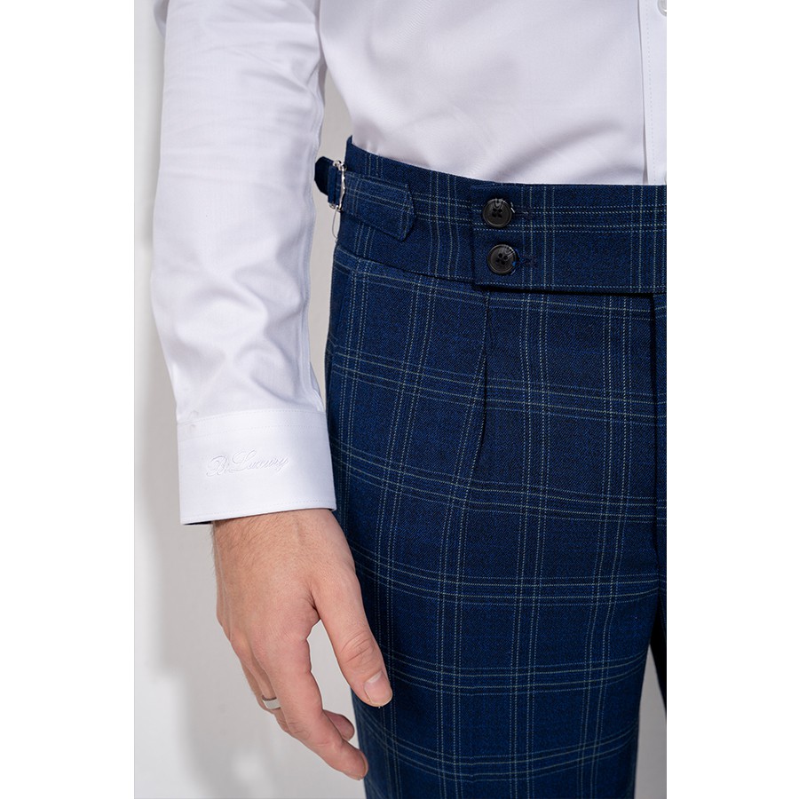 Quần âu nam Biluxury kiểu dáng trẻ trung caro kẻ cao cấp lịch lãm quý ông 4QAUT001TTS | BigBuy360 - bigbuy360.vn