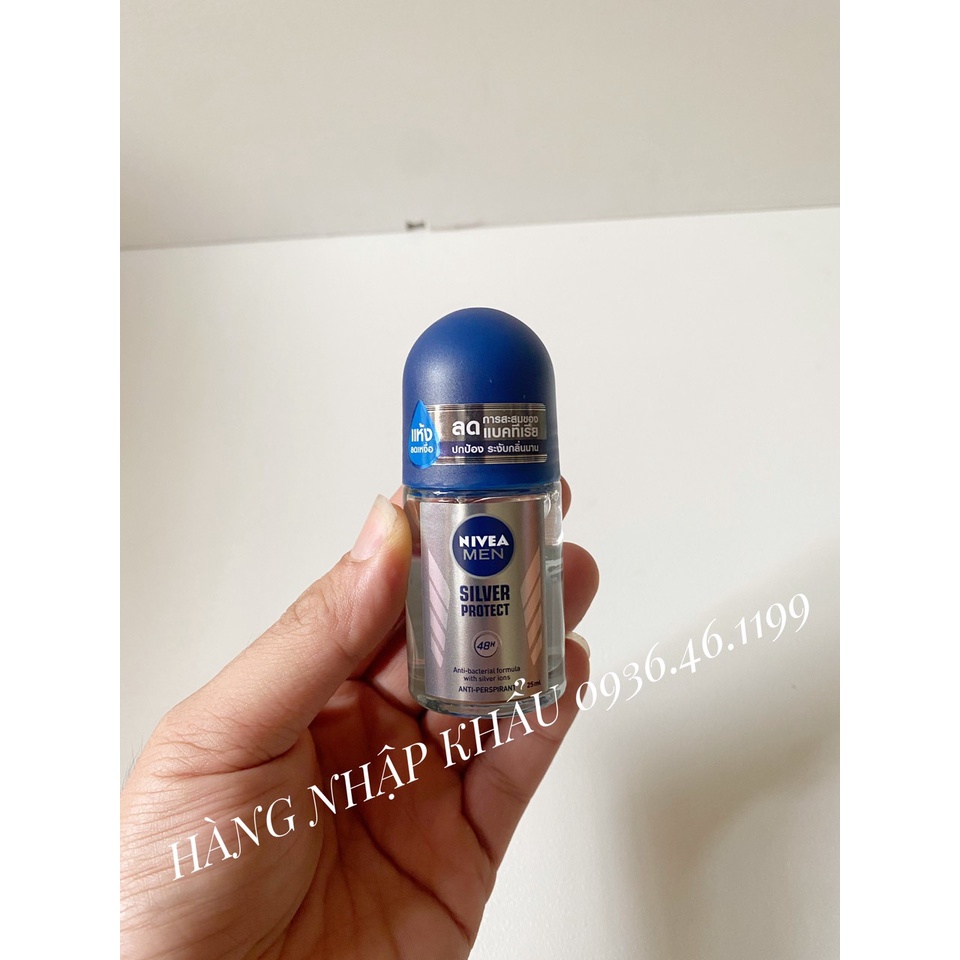 [48h]Lăn Khử Mùi Nivea Men THÁI LAN 25Ml