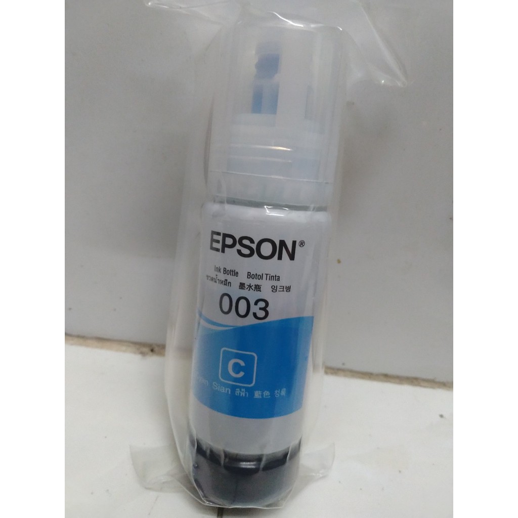 Mực 003 màu xanh dành cho máy in Epson L3110,L3150,L4150,L1110-C