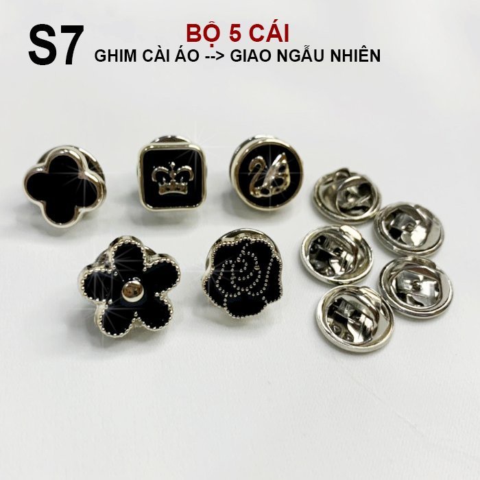 SHOPPRO - CÀI ÁO CAO CẤP - Kiểu Ghim Cài Váy Đầm, Áo Vest Đính Đá Sang Trọng CA03