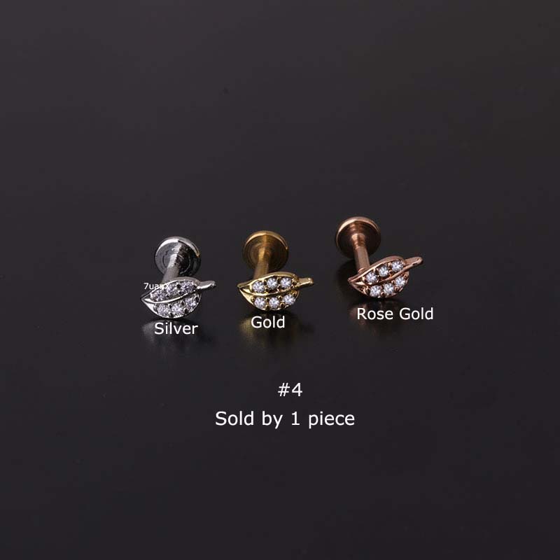 1 Khuyên Môi 6mm Bằng Thép Không Gỉ Thời Trang