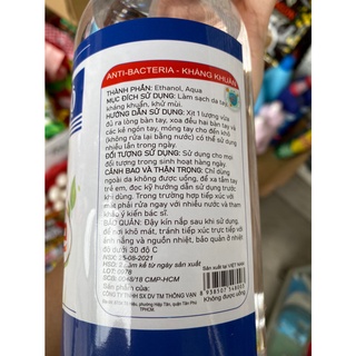 Cồn 70 Độ Ethanol 70% dung tích 500ml