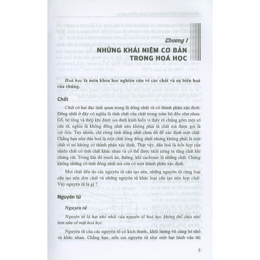 Sách - Hóa Học Vô Cơ Nâng Cao - Tập 1: Lý Thuyết Đại Cương Về Hóa Học