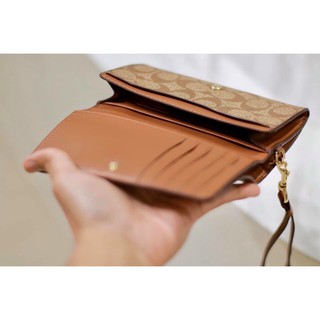 Ví  Coach da thật nhiều ngăn thẻ