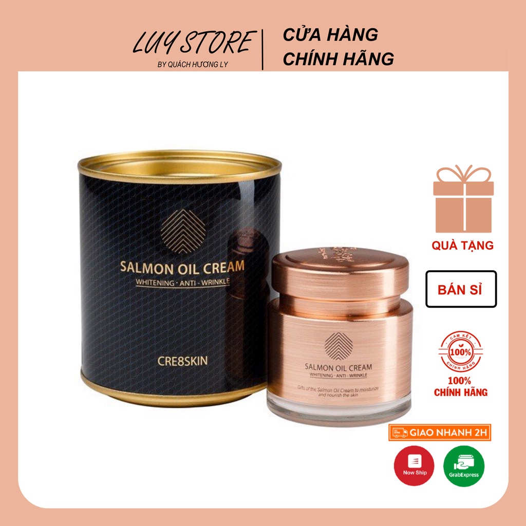 Kem Dưỡng Cá Hồi Salmon oil cream trắng chống lão hóa chiết xuất  cao cấp chính hãng Hàn