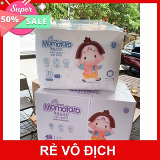 ( HOT NEW)( TẶNG DÙNG THỬ ) Bỉm tã dán/quần MOMOTARO S112/M96/M92/L84/XL78/XXL72/XXXL70