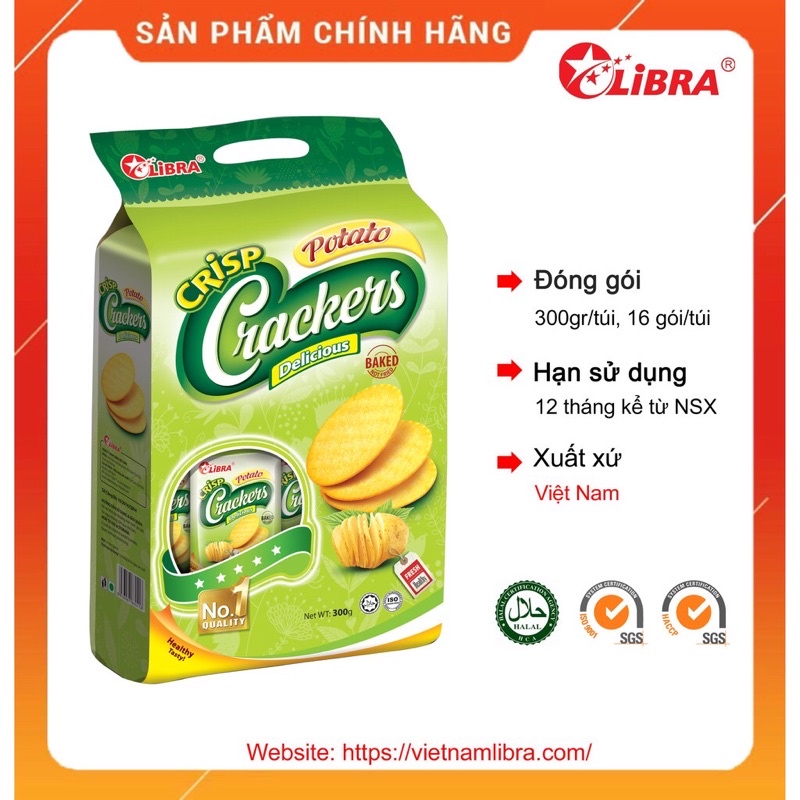 Bánh Khoai Tây Potato Crackers Túi 230G