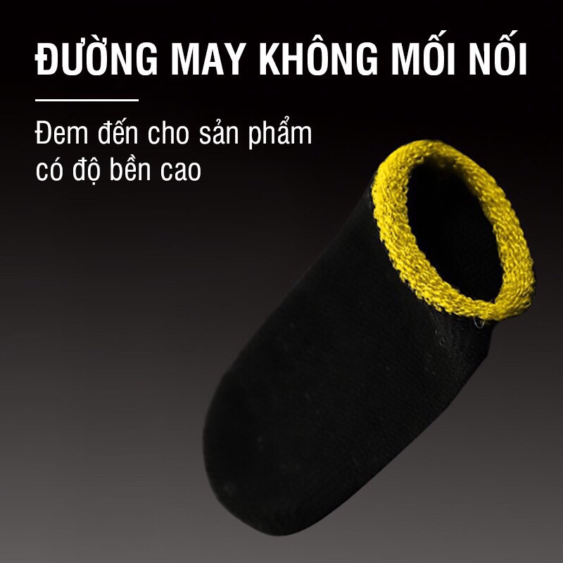 Set 2 găng bọc ngón tay chuyên chơi game chống đổ mồ hôi, cảm ứng mượt mà