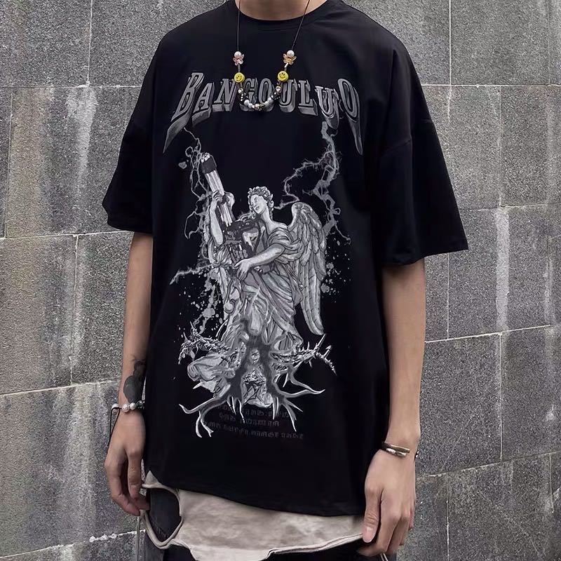 Áo Thun Tay Lỡ 100% Cotton Nam Nữ Unisex