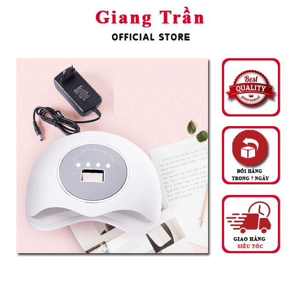 Máy hơ gel 72W làm khô nhanh cùng lúc được cả tay và chân