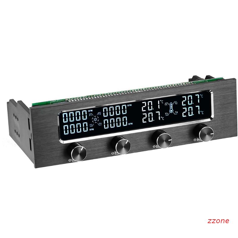 Bộ điều khiển tốc độ quạt 4 cánh quạt màn hình LCD cho thẻ CPU PC