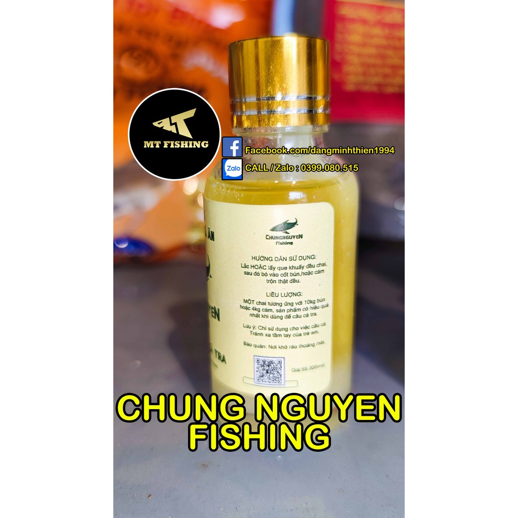 Dầu hăng kích thích cá ăn Chung Nguyen Fishing - Chuyên cá Tra Hồ Dịch Vụ