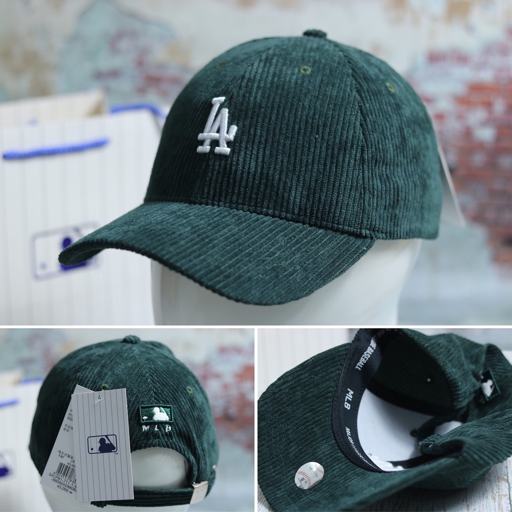 Mũ lưỡi trai MLB, Nón kết chất liệu nỉ nhiều màu free size
