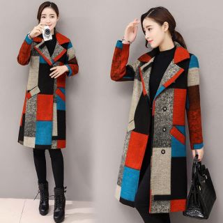 ÁO KHOÁC DẠ CỔ VEST PHỐI MÀU CAO CẤP