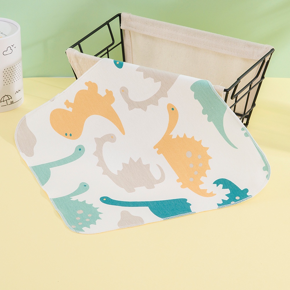 Set 5 Khăn Lau Mặt Vải Cotton Mềm Mại Dễ Thương Cho Bé