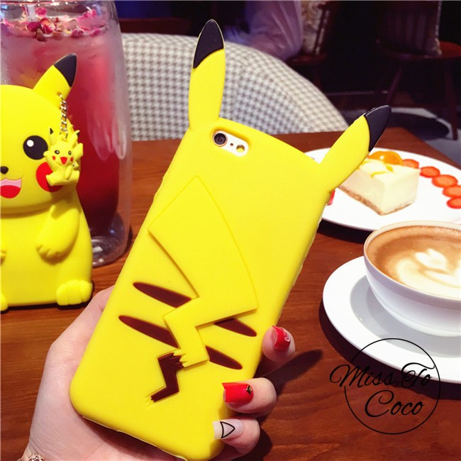 Ốp dẻo Pikachu iphone 5,5s, 6,6s, 6plus, 6s plus