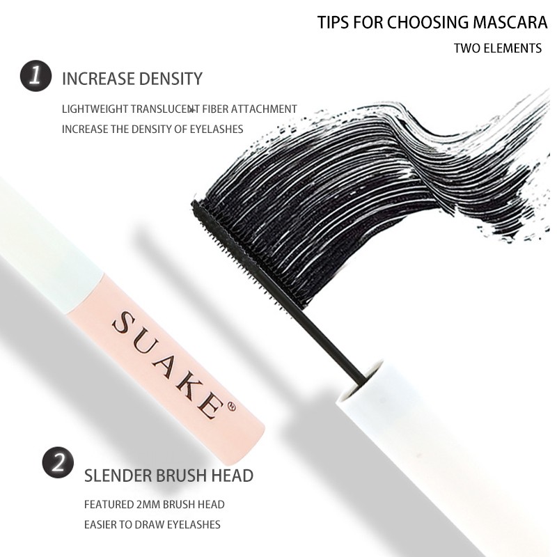 [Hàng mới về] Mascara đầu cọ nhỏ siêu mịn chống thấm nước và mồ hôi lâu trôi không nhòe cao cấp | BigBuy360 - bigbuy360.vn