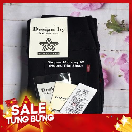 Quần Legging giả Jean lót lông cạp cao loại 1 - Hàng nhập khẩu
