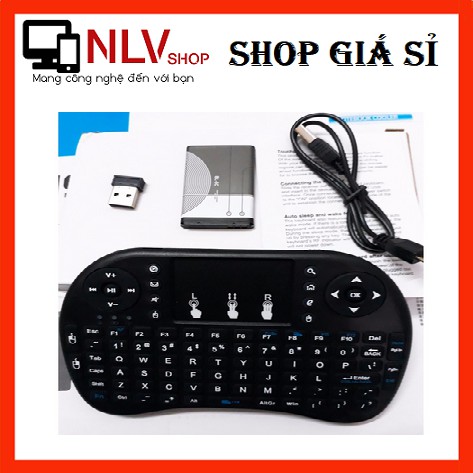 🎁Free Ship🎁 Bàn Phím Kiêm Chuột Không Dây Cho PC, Smart TV, Android TV